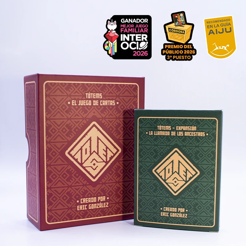 totems pack expansion mejor juego familiar de cartas para tres y cuatro jugadores